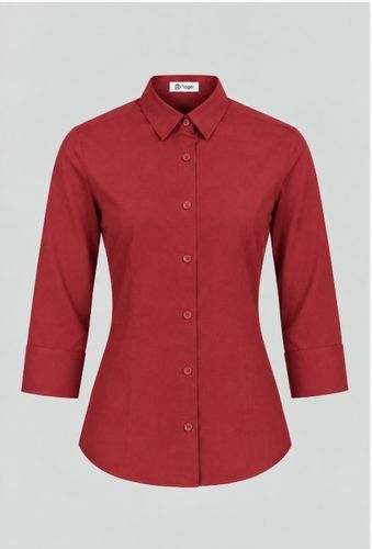 Camisa Mujer Cuello Camisero Manga 3/4 Alameda - 932138 