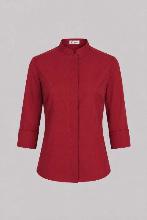 Camisa Mujer Cuello Mao Manga 3/4 Nobre - 940138 